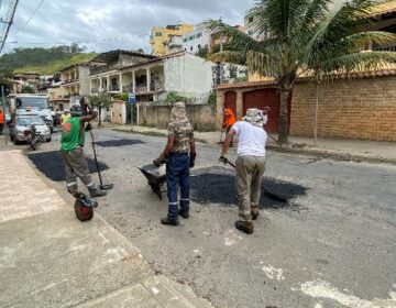 Monte Castelo e outros sete bairros recebem operação tapa-buracos