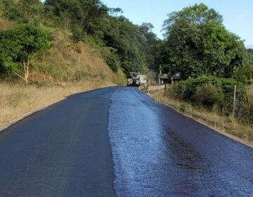 Em Carangola, rodovia MG-265 tem 70% do pavimento recuperado