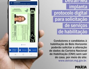 Detran-MG implanta protocolo digital para solicitação de serviços de habilitação