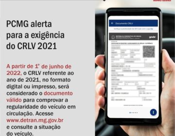 CRLV 2021 será obrigatório em Minas a partir desta quarta-feira (1/6)