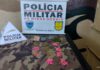Polícia Militar prende autor e apreende materiais relacionados ao tráfico no bairro Monte Castelo