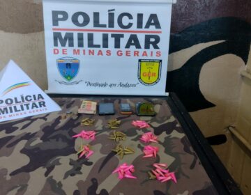 Polícia Militar prende autor e apreende materiais relacionados ao tráfico no bairro Monte Castelo