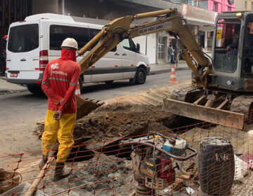 Rua Santa Rita ganha nova rede de esgoto