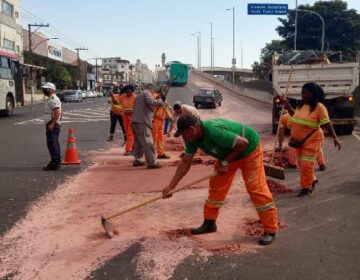 Prefeitura é acionada para fazer limpeza emergencial no Viaduto Arquiteto Helio Fádel Araujo