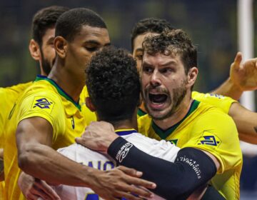 Liga das Nações: Brasil bate Irã, mesmo com saída de Alan no 1º set