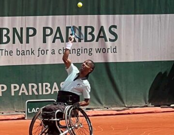 Yamanitu Silva vai à final de duplas da classe Quad em Roland Garros