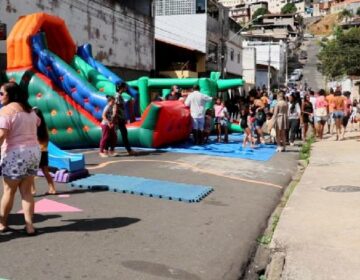 Inauguração da Rua de Brincar em Santa Luzia reúne cerca de 500 pessoas