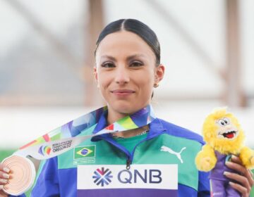 Letícia Oro fatura bronze no salto em distância no término do Mundial