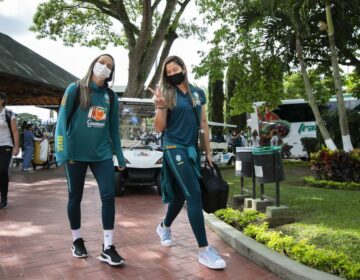 Seleção feminina desembarca na Colômbia para disputar Copa América