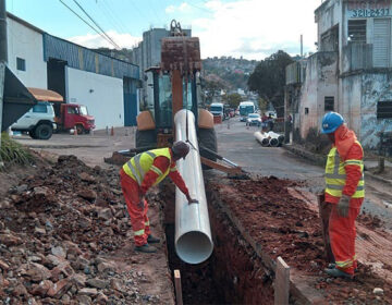 Bairro Vila Ideal recebe nova rede para reforçar abastecimento da Região Sudeste