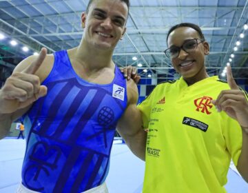 Rebeca Andrade e Caio Souza são os mais completos no Brasileiro de Ginástica