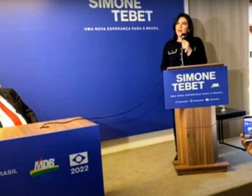 Simone Tebet registra candidatura à Presidência no TSE