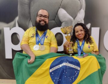 Brasil fatura ouro e prata no Desafio de Bocha Paralímpica em Roma