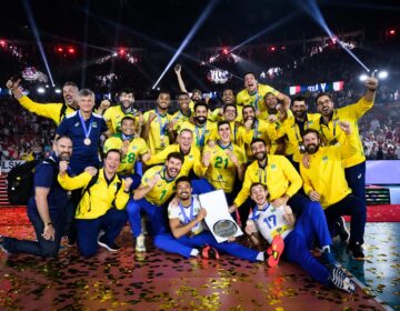 Seleção masculina bate a Eslovênia e conquista o bronze no Mundial