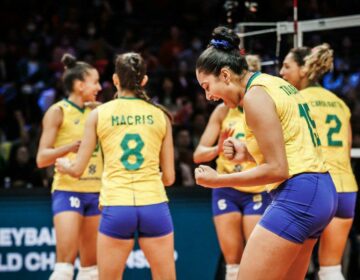 Vôlei feminino: Brasil vira sobre a China e volta a vencer no Mundial