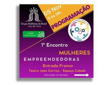 1° Encontro de Mulheres Empreendedoras acontece neste sábado, 5