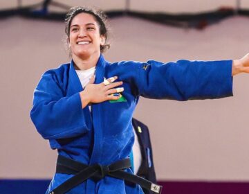 Mayra Aguiar e Rafael Macedo são bronze no World Masters de Judô