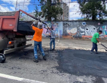 PJF realiza ações de tapa buraco na Avenida Brasil e outras importantes vias da cidade