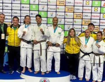 Judô paralímpico estreia no Grand Prix de Almada com cinco pódios