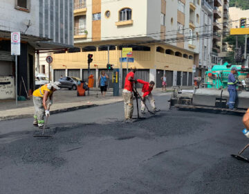 PJF conclui recapeamento em trecho da Rua Barão de Cataguases nesta sexta, 24