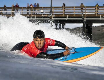 Parasurfe e paraescalada ainda sonham com Los Angeles