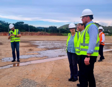 Prefeita visita obras da Ardagh Glass em Juiz de Fora