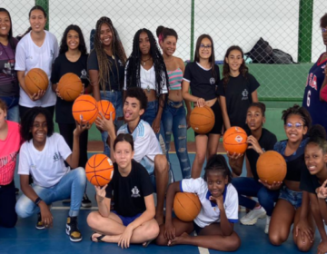 PJF inaugura núcleo de basquete na Escola Estadual Maria Ilydia Resende de Andrade