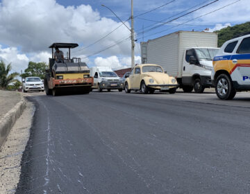 PJF dá sequência ao recapeamento asfáltico na Avenida Coronel Vidal