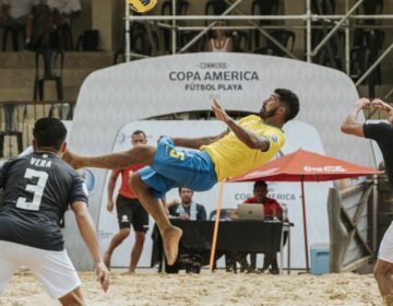 Brasil aplica goleada de 13 a 0 na Copa América de beach soccer