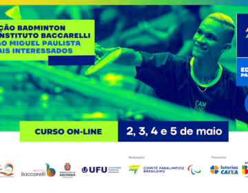 CPB promove curso online gratuito de iniciação em badminton; inscrições vão até 1º de maio