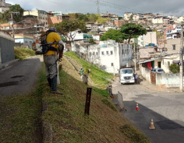 PJF atende mais de 80 bairros com limpeza e poda de grama no mês de maio