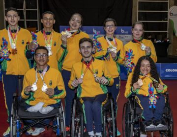 Brasil fica a uma medalha da 500ª na história do Parapan de Jovens