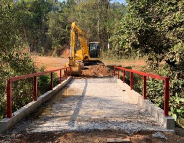 PJF libera passagem de veículos pela nova ponte da Estrada da Lagoa e chega a 12 novas estruturas do tipo na Zona Rural