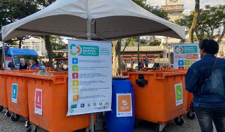 Praça da Estação receberá 12° edição do “Coleta Seletiva na praça” nesta quinta, 27