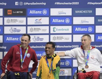 Natação paralímpica: Brasil garante 6 pódios no Mundial, 4 com ouro