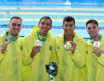 Santiago 2023: Brasil é ouro no revezamento 4×200 metros masculino