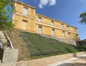 Obra de contenção de encosta no Museu Mariano Procópio é finalizada