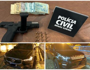 PCMG prende suspeito de tráfico de drogas e por porte de arma