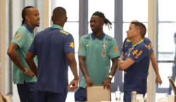 Vini Jr, Militão e Rodrygo se apresentam à seleção brasileira nos EUA