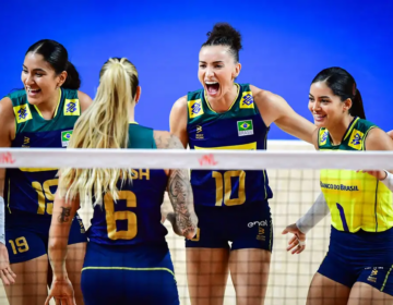 Invicto, Brasil atropela Bulgária na Liga das Nações Feminina de Vôlei