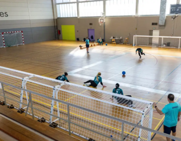 Seleções feminina e masculina de goalball fazem 1º treino em Paris