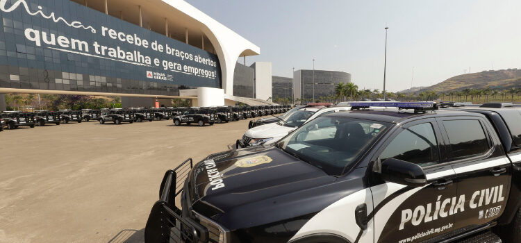 Governo de Minas atualiza frota de viaturas da Polícia Civil com entrega de 143 novos veículos