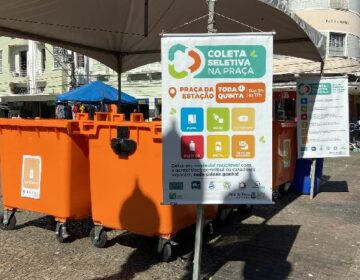 Coleta Seletiva na Praça acontece nesta quinta, 24, na Praça da Estação