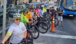 Ciclistas e servidores da PJF se unem em blitz educativa…