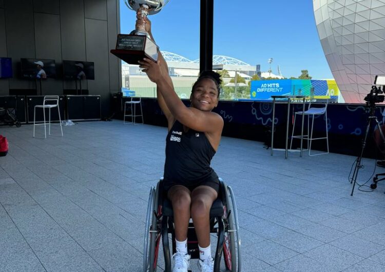 Vitória Miranda, atleta patrocinada pela Copasa, é campeã do Australian Open