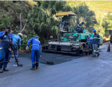 PJF conclui trabalhos de novo asfalto em sete vias do bairro Cascatinha