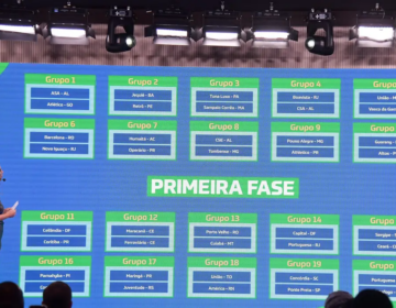 Definidos os jogos da 1ª fase da Copa do Brasil masculina de futebol