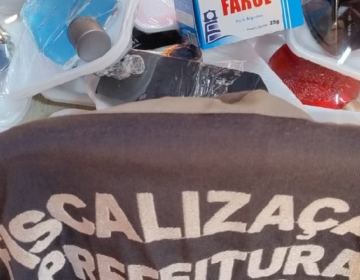 Fiscalização apreende mais de 400 produtos comercializados irregularmente pela Operação Comércio Legal