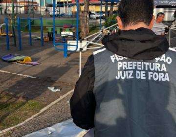 Fiscalização de Posturas realiza apreensão de materiais irregulares no bairro Benfica