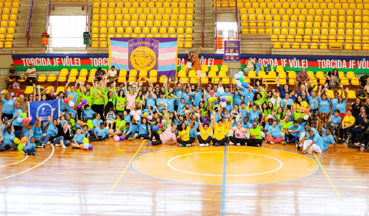 Ginásio Municipal é palco do Festival Paralímpico Loterias Caixa 2025 em Juiz de Fora